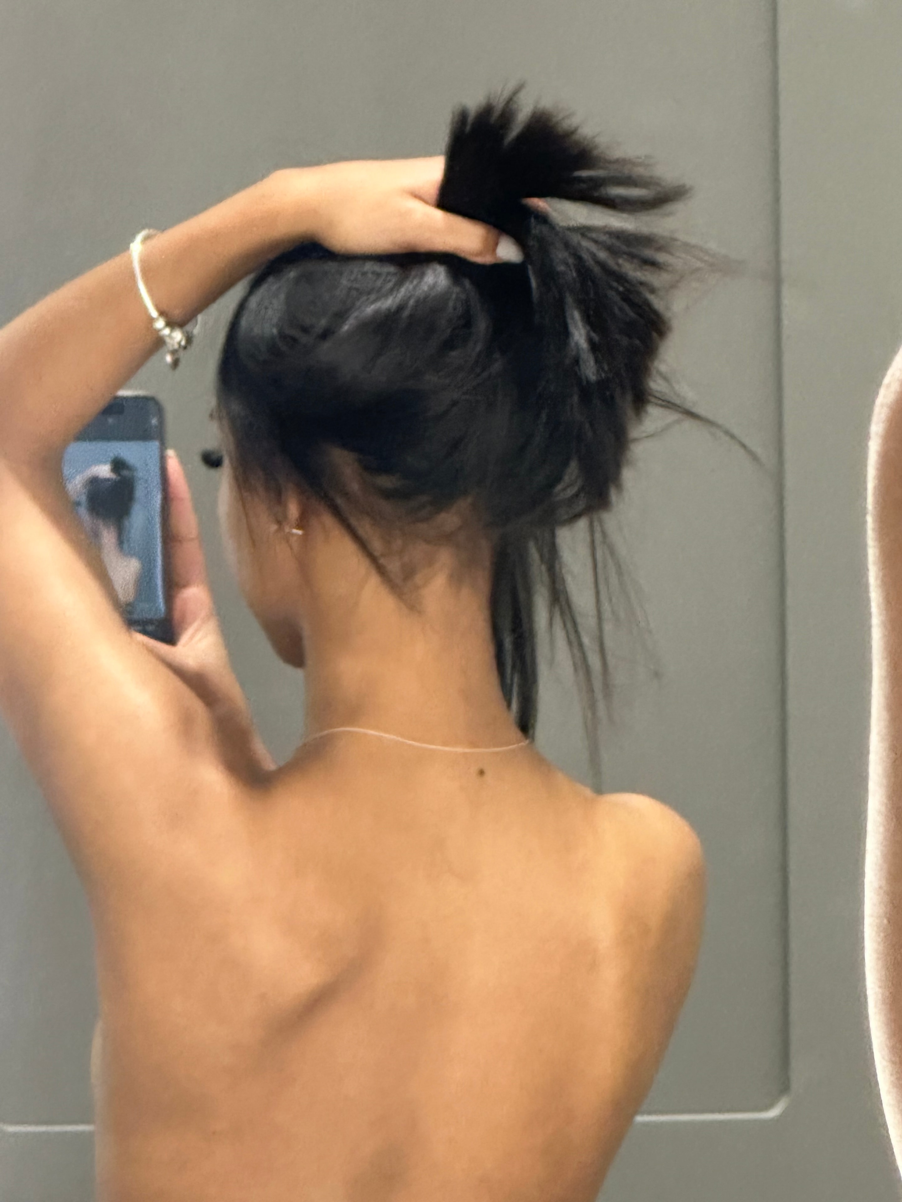 Hair length August 2024 — shoulder length